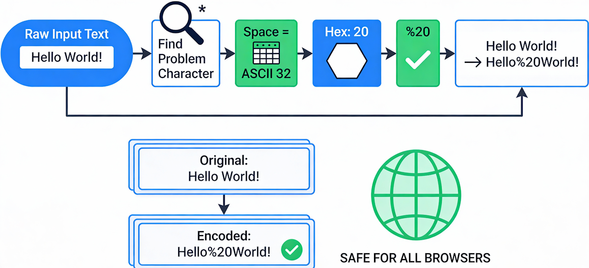 URL encoding examlpe